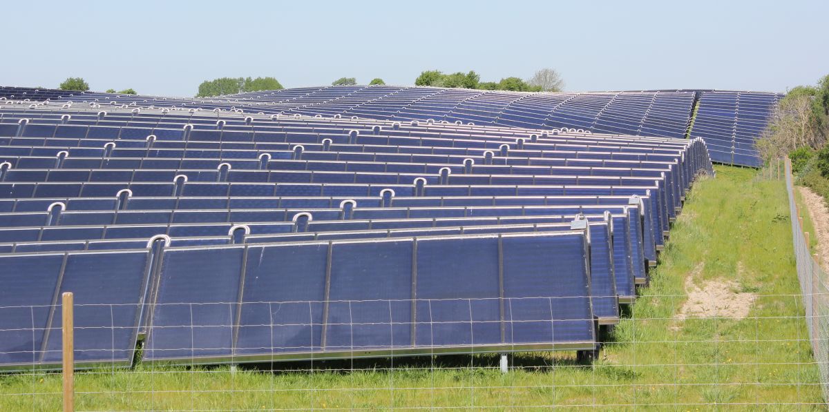 Solarthermieanlage in Dänemark
